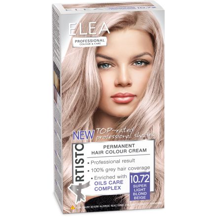 ELEA PROFESSIONAL Боя за коса 10/72 Супер светло рус бежов