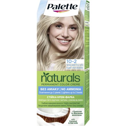 PALETTE NATURALS Боя за коса 10-2 Super Ash Blonde