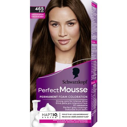 SCHWARZKOPF PERFECT MOUSSE Мус боя за коса 465 Chocolate brown