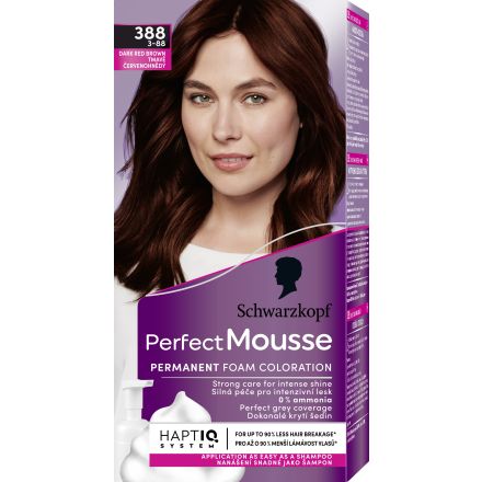 SCHWARZKOPF PERFECT MOUSSE Мус боя за коса 388 Dark redbrown