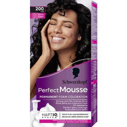 SCHWARZKOPF PERFECT MOUSSE Мус боя за коса 200 Black