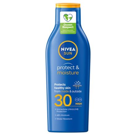 NIVEA SUN PROTECT&MOISTURE Хидратиращ слънцезащитен лосион SPF 30, 200 мл
