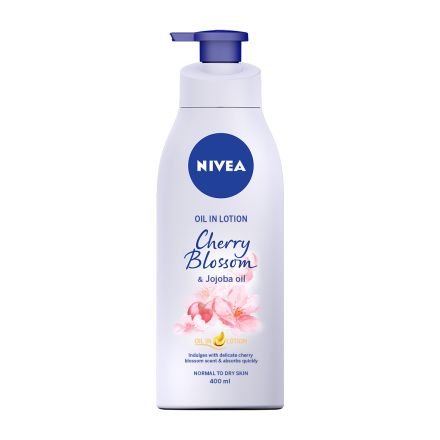 NIVEA Лозион за тяло с черешов цвят и жожоба, 400 мл.