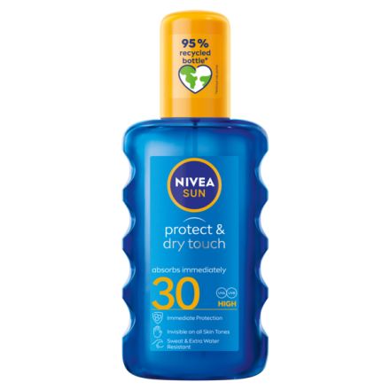 NIVEA SUN PROTECT&DRY TOUCH Слънцезащитен спрей SPF 30, 200 мл