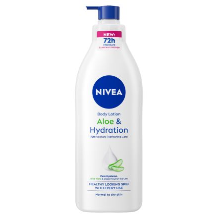 NIVEA ALOE&HYDRATATION Лосион за тяло с помпа, 400мл.