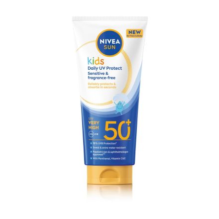 NIVEA SUN KIDS Слънцезащитен лосион за лице и тяло  SPF50+, 100мл.
