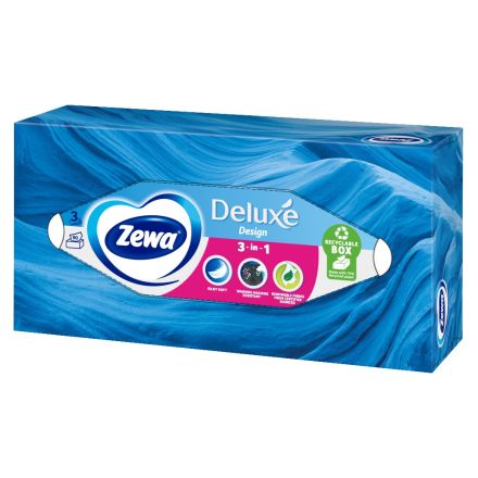 ZEWA FAMILY Кърпички за лице 3 пласта COTTON FIBERS, 90 бр.