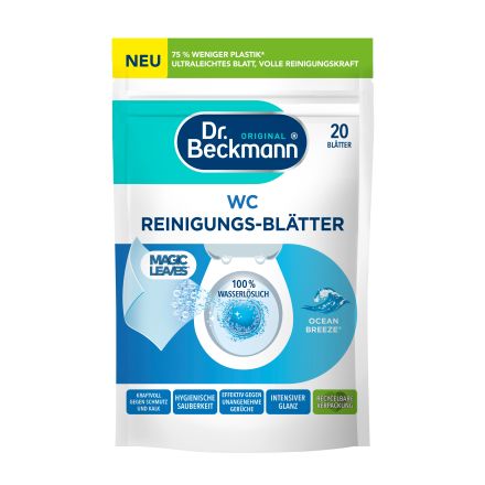 DR.BECKMAN Почистващ разтворим препарат за тоалетна на ленти океански бриз, 20бр.