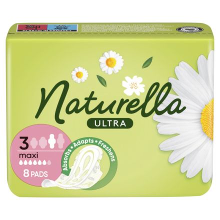 NATURELLA ULTRA MAXI Дамски превръзки , 8 бр.