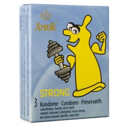 AMOR STRONG Презервативи, 3бр.