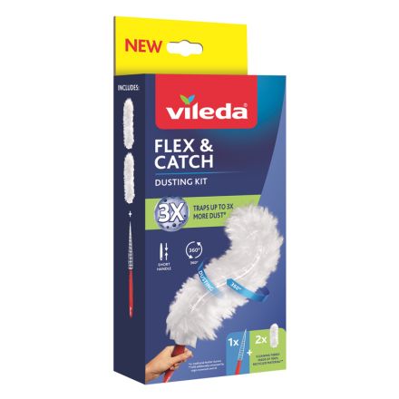VILEDA Четка за прах с къса дръжка, 1бр.