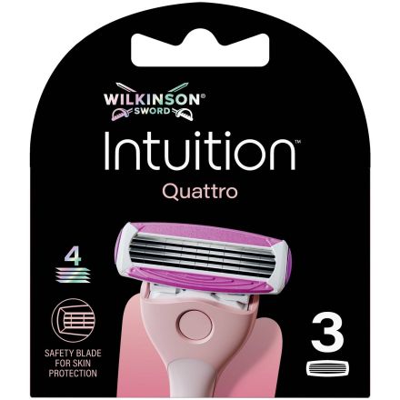 WILKINSON QUATTRO Резервни ножчета за система, 3 бр.