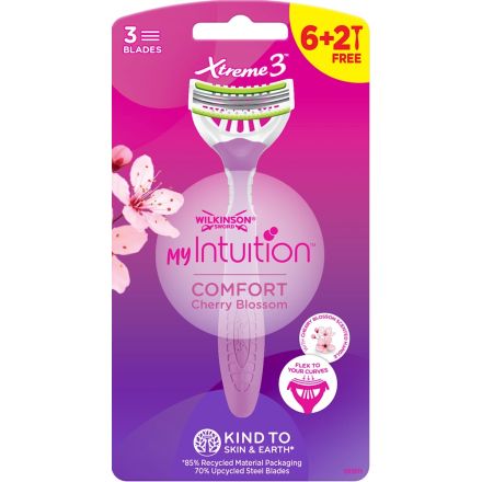 WILKINSON XTREME 3 Пакет дамска еднократна самобръсначка, 6+2 бр.
