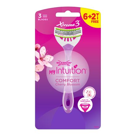 WILKINSON XTREME 3 Пакет дамска еднократна самобръсначка, 6+2 бр.