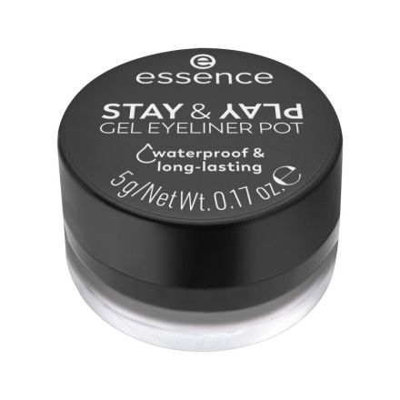 ESSENCE STAY & PLAY GEL EYELINER POT Очна линия гел 01