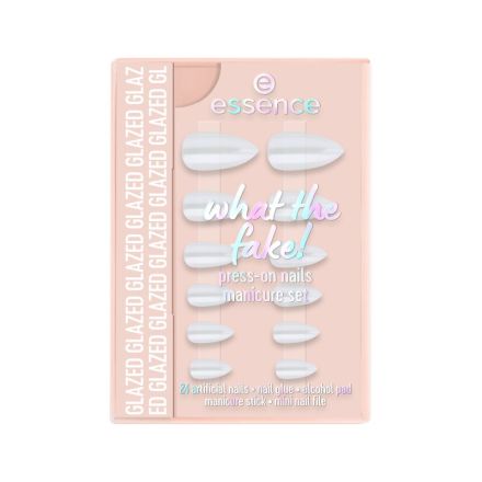 ESSENCE WHAT THE FAKE! PRESS-ON NAILS MANICURE SET Изкуствени нокти 01