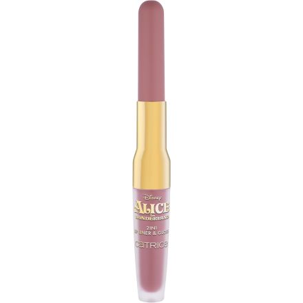 CATRICE DISNEY ALICE IN WONDERLAND 2IN1 LIP LINER & GLOSS Молив и гланц за устни C01
