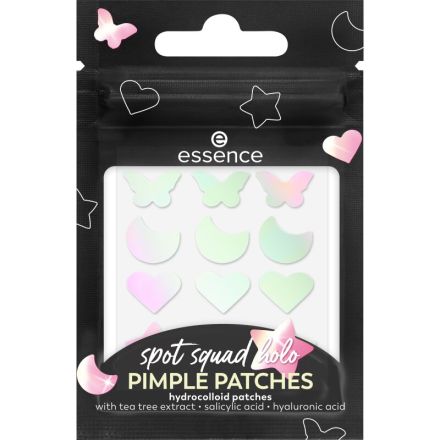 ESSENCE SPOT SQUAD HOLO PIMPLE PATCHES Пачове против пъпки 10