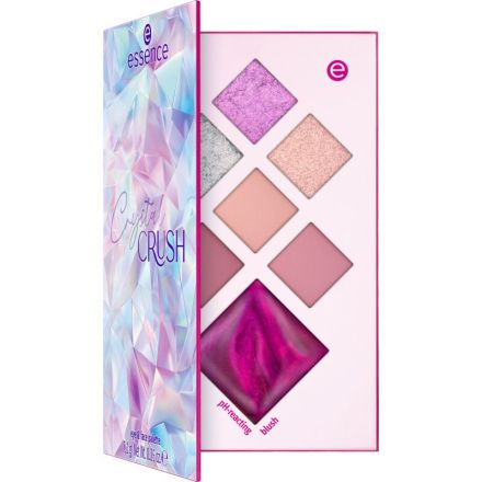 ESSENCE CRYSTAL CRUSH EYE & FACE PALETTE Палитра сенки за очи 01