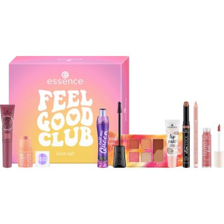 ESSENCE FEEL GOOD CLUB LOOK SET, Продукти за грим, 8 части