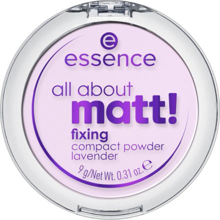 ESSENCE ALL ABOUT MATT! FIXING COMPACT POWDER LAVENDER Пудра компактна