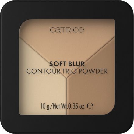 CATRICE SOFT BLUR CONTOUR TRIO POWDER Контурираща пудра C010