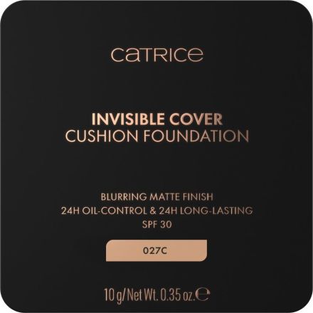 CATRICE INVISIBLE COVER CUSHION FOUNDATION  Фон дьо тен кешън C027C