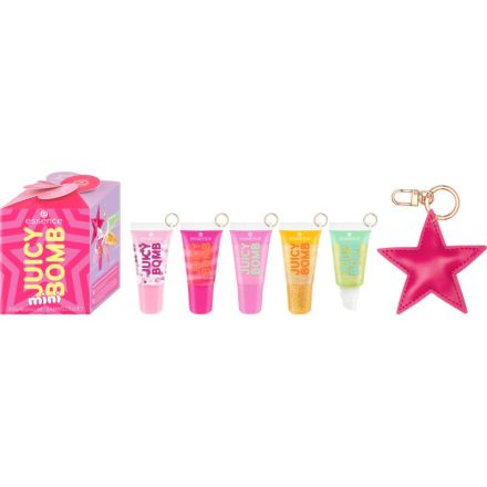 ESSENCE JUICY BOMB MINI Комплект гланц за устни 01
