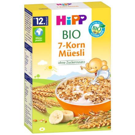 HIPP Био мюсли 7 зърнени култури, 200г. 12+