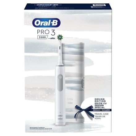 ORAL-B PRO 3 DESIGN EDITION Ел.четка за зъби с калъф за пътуване