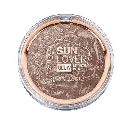 CATRICE SUN LOVER GLOW BRONZING POWDER Пудра бронз теракота 010 sun-kissed bronze, 8 гр.