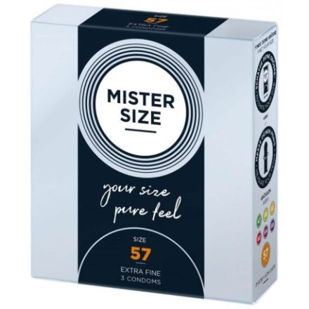 MISTER SIZE Презервативи 57мм, 3бр.