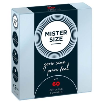 MISTER SIZE Презервативи 60 ММ, 3бр. 