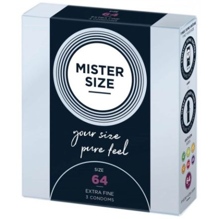 MISTER SIZE Презерватив 64мм, 3бр.