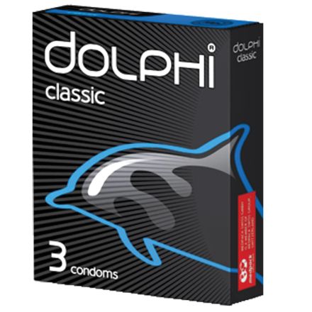 DOLPHI Презервативи classic, 3 бр.