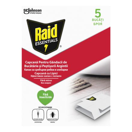 RAID Essentials Капан за хлебарки, 5 бр.