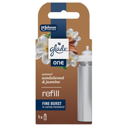 GLADE ONE Пълнител сандалово дърво и жасмин, 10мл.