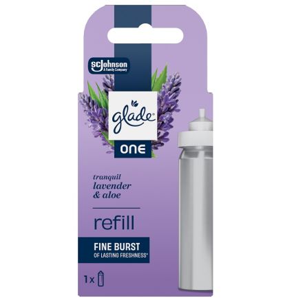 GLADE ONE Пълнител лавандула и алое, 10мл.