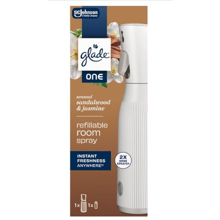 GLADE ONE Спрей ароматизатор с пълнител сандалово дърво и жасмин, 10мл.
