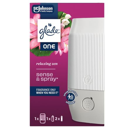 GLADE ONE SENSE & SPRAY Сензорен ароматизатор с пълнител релакс, 10мл.