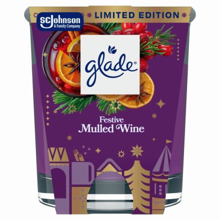 GLADE Ароматизираща свещ зимен пунш , 112 гр