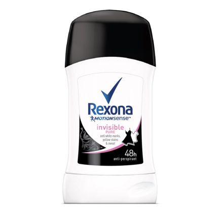 REXONA INVISIBLE PURE Дамски део стик, 40 мл