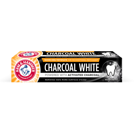 ARM & HAMMER CHARCOAL WHITE Избeлваща паста за зъби с активен въглен, 25 мл.