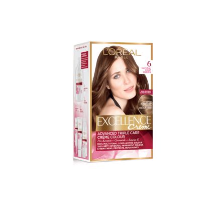 L'OREAL PARIS EXCELLENCE CREME Боя за коса 6 LIGHT BROWN