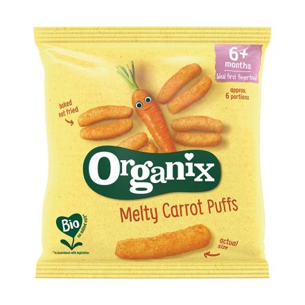ORGANIX Снакс с морковени пуфчета, 20гр.