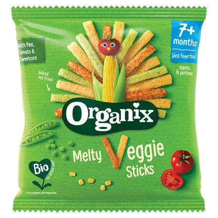 ORGANIX Снакс Зеленчукови пръчици 15гр.