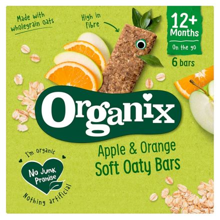 ORGANIX Овесен бар ябълка и портокал, 6Х23гр.