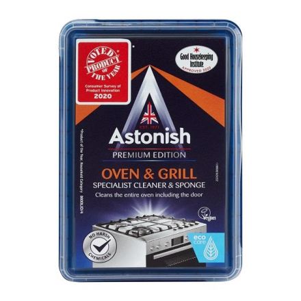 ASTONISH Паста за почистване на фурни и грилове 250гр. + гъба