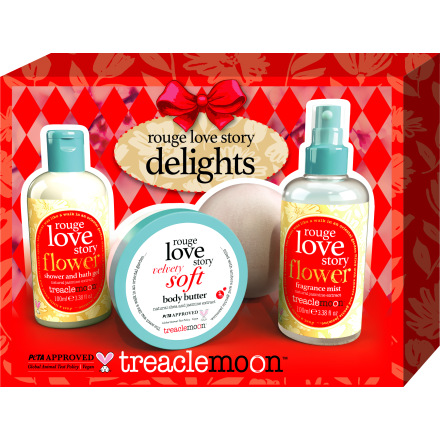 TREACLEMOON ROUGE LOVE  STORY DELIGHTS Подаръчен комплект за тяло
