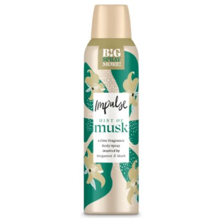 IMPULSE HINT OF MUSK Парфюмен боди спрей, 150мл.